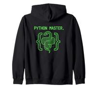 Python Master Coding Programmers Computer Science Zip Hoodie