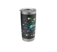 Python Programming Language Influence Network Graph Stainless Steel Insulated Tumbler