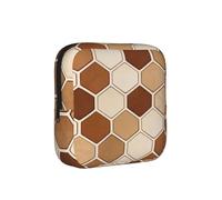 Python Scale Geo Period Proof Storage Bag-Feminine Hygiene Travel Case for Sanitary Pads, Discreet Mensural Pouch for Purse Office