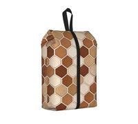 Python Scale Geo Shoe Bag for Travel-Waterproof Shoe Organiser for Suitcase, 3 in 1 Storage Pouch for Gym Trainers