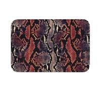 Python Skin Snake Pattern Bathmat Soft Bathroom Rug Dirt Trapper Door Mats For Indoor Shoes Scraper Living Room 40X60Cm