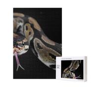 Python Snake,300 Pieces Wooden Jigsaw Family Game Jigsaw Puzzles for Adults Teens