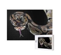 Python Snake,300 Pieces Wooden Jigsaw Family Game Jigsaw Puzzles for Adults Teens Home Decor