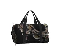 Python Snake, Handheld Crossbody Sports Luggage Bag, Sports Duffels, Large Capacity Travel Bag for Women and Men