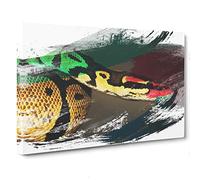 Python Snake V2 Canvas Print for Living Room Bedroom Home Office Décor, Wall Art Picture Ready to Hang, 30 x 20 Inch (76 x 50 cm)