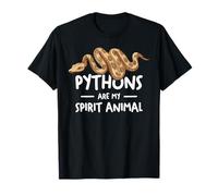 Pythons Are My Spirit Animal Herpetology Snake T-Shirt