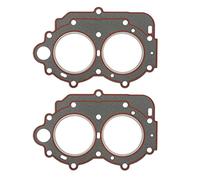 PYUDKLSMN 2Pcs Outboard Engine Cylinder Head Gasket Plastic 63V - 11181 - A1, Boat Cylinder Head Gasket Replacement, for 9.9 15 18 2 Stroke 1997-2005, Smooth Surface & Durab