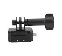 PYUDKLSMN Aluminum Quick Release Mount Base for Action Camera, Universal 1/4in Interface, Lightweight Durable Aluminum Alloy, Magnetic Suction Folding Design, Compatible with Tripods Monopod