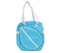 PYUDKLSMN Badminton Shoulder Bag, Wireless Keyboard Compatible Wireless Racket Bag with Dry Wet Separation, Water Resistant Nylon Large Capacity Sport Bag for Players with Laptop (Blue)