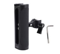 PYUDKLSMN Camera Side Handle with 1/4 and 3/8 Inch Thread, Adjustable Up Down Left Right Hand Grip, Cold Shoe Mount for Fill Light Microphone, Aluminum Alloy Ergonomic Handle for