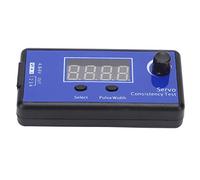 PYUDKLSMN Servo ESC Tester, Multi - Functional Brushless Brushed Motor Tester for RC Airplane Car Boat, 800-2200us Signal Width with Manual Pulse Adjustment for Analog and