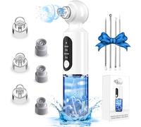 PYue Blackhead Remover Vacuum Pore Cleaner for Face, 4 Modes 6 Suction Tips,75kpa Strong Suction Power, Acne Pimple Whitehead Pore Vacuum Cleaner- Patented Design