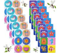 PYue Mosquito Repellent Stickers 60 Pcs, All-Natural Deet-Free Mosquito Repellent Patches with 12 Patterns to Repel Mosquito Suitable for Outdoor Camping