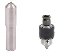 Pyugxab 1 Pcs 11mm Diameter Grinding Disc Wheel Diamond Dresser Dressing Pen Tool & 1 Set 1.5-13mm Drill Chuck Drill Adapter