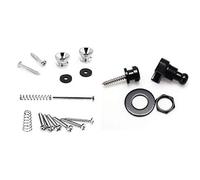 Pyugxab 1 Set Electric Guitar Screw Kit Sorting Box & 2 pcs Strap Lock Security Lock End Button Guitar Straps Belt