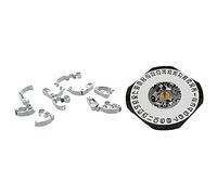 Pyugxab 10 Pcs Wrist Watch Bracelet Band Fold Over Clasps 0.4x0.1Inch with Quartz Watch Movement VX42E Date at 3 for Watch