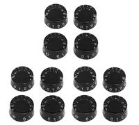 Pyugxab 12Pcs Electric Guitar Top Hat Knobs Speed Volume Tone Control Knobs Compatible for LP Style Guitar