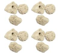 Pyugxab 12pcs Floating Real Rocks Aquarium Water Plant Fish Tank Aquatic Landscape Models:S Diameter 4-5CM 3Pcs