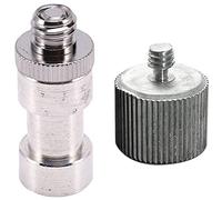 Pyugxab 1Pcs 5/8 Inch Female To 1/4 Inch Male Microphone Stand Adapter & 3Pcs 1/4 Inch 3/8 Inch Tripod To Light Stand Adapter