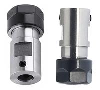 Pyugxab 1x ER11 Collet Chuck Motor Shaft Extension Rod Spindle Collet & 1Pcs C20 Er16 32L 8mm Spindle Motor Clamp Rod