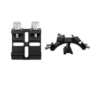 Pyugxab 2 Pcs Dovetail Slot Dovetail Mounting Bracket Base Finder Scope Base for Binoculars Telescope Finder, 34Mm & 25Cm