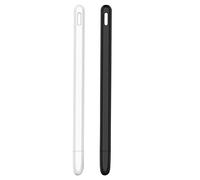 Pyugxab 2 Pcs Tablet Stylus Pen Protective Cover for 2 Cases Pencil Case Accessory White & Black
