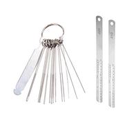 Pyugxab 2 Set Accessories:1 Set Nut Bridge Pin Hole Slot File Kit & 1 Set Guitar Fret Puller Fretboard Fingerboard Repair Tool