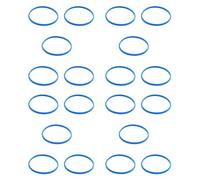 Pyugxab 20 Pcs Rubber Professional Microphone Grille Ring Microphone Supplies Wired Protection Rings Wireless