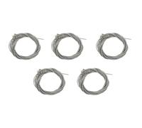 Pyugxab 20 Pcs Stainless Steel Bass Strings Bass Guitar Parts Accessories Guitar String Silver Plated Gauge Bass Guitar