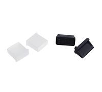 Pyugxab 20Pcs Plastic USB Type a Plug Dustproof Plug Stopper Protection Cap, Clear & Black