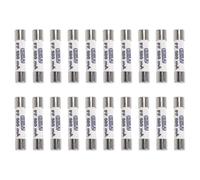 Pyugxab 20X 1000V 500mA 6.3 X 32mm White Ceramic Fuse for Multimeter