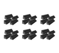 Pyugxab 24 Pcs Acoustic Panels Studio Acoustic Soundproof Foam,Sound Treatment Bass Trap Corner,Sound Panels Wedges,12X12X48cm