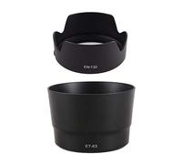 Pyugxab 2Pcs Lens Hood: 1Pcs EW-73D Lens Hood Shade Protector Cover & 1Pcs ET-63 Lens Hood