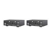 Pyugxab 2X 48V USB Dual Mixed Output Phantom Power Supply for Condenser Microphones Music Recording Equipment