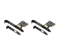 Pyugxab 2X 5G PCI-E to RJ45 Network Card RTL8126 Chip Gigabit Ethernet PCI Express Network Card 5000Mbps 1Gbps/5Gbps
