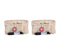 Pyugxab 2X Back Decompression Belt Lumbar Support Back Waist Brace Spinal Traction Extender Size for 29-49 Inches Waist