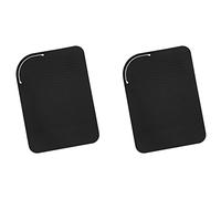 Pyugxab 2X Black Silicone Heat Resistant Travel Mat, Anti-Heat Pad for Hair Straighteners,Flat Irons and Other Hot Styling Tools