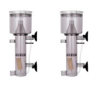 Pyugxab 2X Fish Tank Protein Skimmer Aquarium Protein Skimmer Saltwater Filter Internal Tank Filter for Small Coral Aquariums