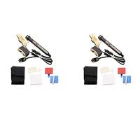 Pyugxab 2X Folk Acoustic Guitar Pickup A-202 Guitar Equalizer Piezo Pickup Amplifier Tuner (with Microphone)