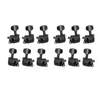 Pyugxab 2X Guitar Tuning Pegs Machine Heads Tuning Keys Semi Closed String Tuning Pegs Guitar Accessories