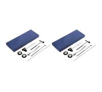 Pyugxab 2X Neurological Percussion Set-Reflex Hammer Set, Includes Pinwheel, Babinski Hammer, Buck Hammer,Diagnostic Kit