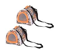 Pyugxab 2X Small Animals Hedgehog Hamster Carrier Bag Outdoor Travel Guinea Pig Rat Chinchillas Carrier Pouch Bag