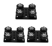 Pyugxab 3X 3D Printer Accessories European Standard 2020 Aluminum Profile Pulley V-Slot Build Gantry Plate