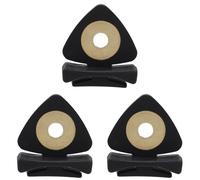 Pyugxab 3X Professional Violin Mute Practice Muter for 4/4 3/4 1/2 Violino Viola Practice Accessories, Black
