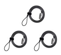 Pyugxab 3X Security Anti-Theft Combination Laptop Notebook Cable Lock 4 Digit Password Lock