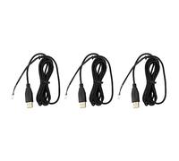 Pyugxab 3X USB Cable Mice Line for Deathadder 2013 2.1M 5 Wires 5 Pins Plated Replacement Gaming Mouse