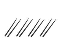Pyugxab 4 Pair of 5A Drumsticks Nylon Stick for Drum Set Professional Black