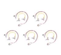 Pyugxab 5 Set of Bass Guitar Wiring Harness-Prewired with 3-500k Pots