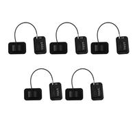 Pyugxab 5X Upgraded Password Window Lock Child Lock Baby Protection Children Fridge Lock Door Cabinet Limiter Locks-Black