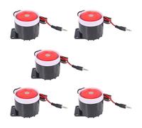 Pyugxab 5X Wired Mini Siren for Home Security Alarm System Horn Siren 120DB 12V